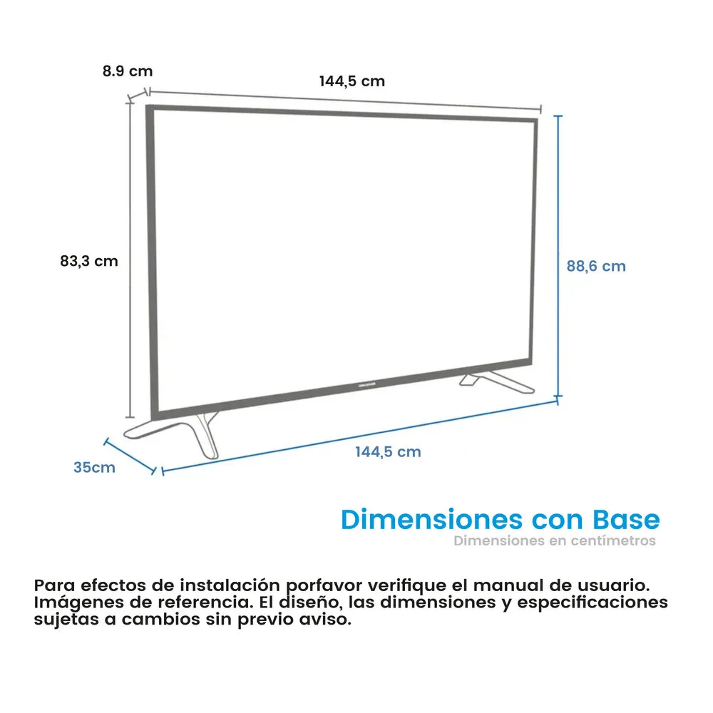 TV Challenger 65" UHD 4K WIFI Bluetooth - Image 2