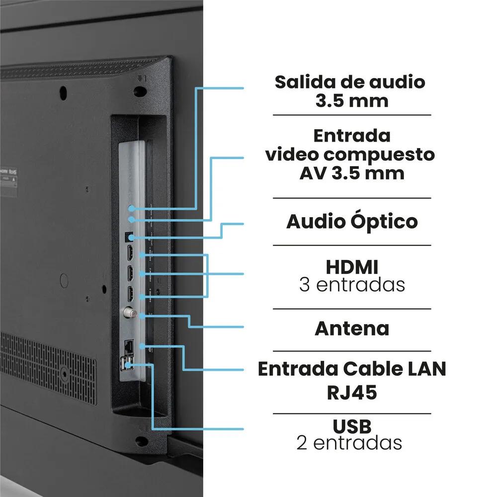TV Challenger 65" UHD 4K WIFI Bluetooth - Image 4